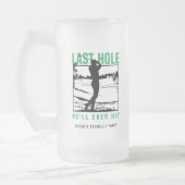 ゴルフ独身最後のホール 彼が今後打つことはない フロストグラスビールジョッキ (左)