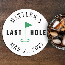 ゴルフ独身最後の1ホール ラウンドペーパーコースター