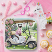 ゴルフ猫好き ペーパープレート (パーティー)