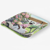 ゴルフ猫好き ペーパープレート (傾斜あり)