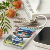 ゴルフ猫 キーホルダー (正面右)