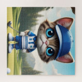 ゴルフ猫 ジグソーパズル (横)