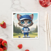 ゴルフ猫 スタンダードカクテルナプキン (インサイチュ)