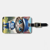 ゴルフ猫 ラゲッジタグ (正面横)