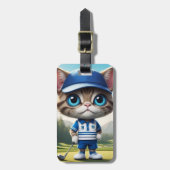 ゴルフ猫 ラゲッジタグ (正面縦)