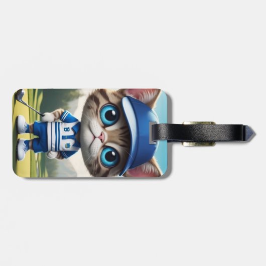 ゴルフ猫 ラゲッジタグ (裏面横)