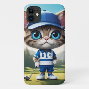 ゴルフ猫 iPhone 11 ケース