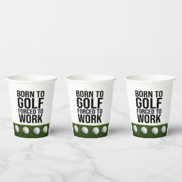 ゴルフ生まれからゴルフへ強制労働 紙コップ