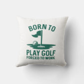 ゴルフ生まれに強いられる クッション (裏面)