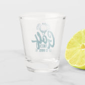 ゴルフ生まれに強いられる ショットグラス (裏面)