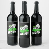 ゴルフ生まれに強いられる ワインラベル (ボトル)