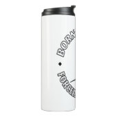 ゴルフ生まれにTシャツのデザインを強制 タンブラー (回転左)