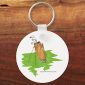 ゴルフ用キーチェーン キーホルダー (正面)