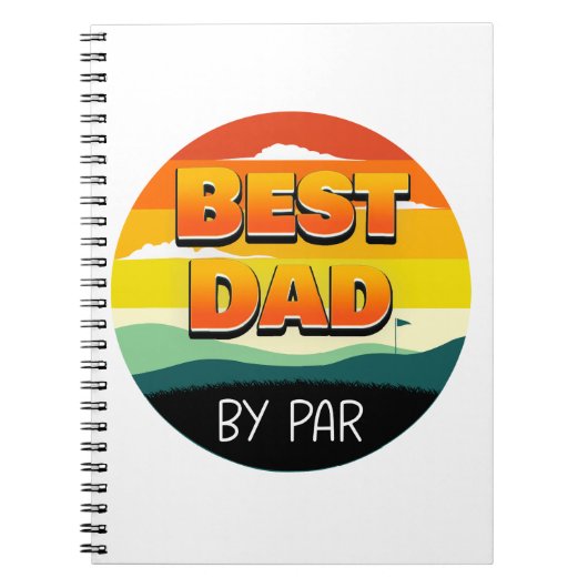 ゴルフ用ゴルファー最高のパパパパバイパー ノートブック (正面)