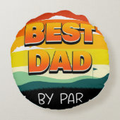 ゴルフ用ゴルファー最高のパパパパバイパー ラウンドクッション (裏面)