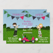 ゴルフ用ゴルファーTeeゴルフカート用ゴルフボール誕生日 (正面/裏面)