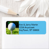 ゴルフ用ゴルフボールデザインオンブルー ラベル (インサイチュ)