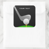 ゴルフ用ステッカー スクエアシール (バッグ)