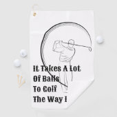 ゴルフ用タオル付きプロパーソナライズされた最高ののゴルフ ゴルフタオル (インサイチュ)