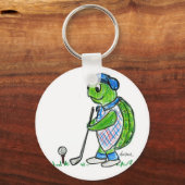 ゴルフ用タートルキーチェーン キーホルダー (正面)