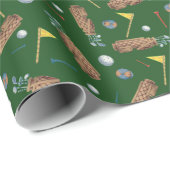 ゴルフ用具 ラッピングペーパー (ロールコーナー)