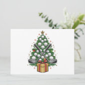 ゴルフ用品 クリスマスツリー クリスマスゴルフ シーズンカード (スタンド正面)