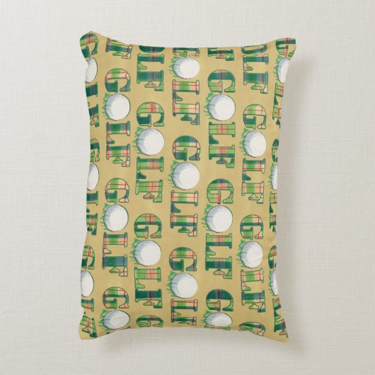 ゴルフ用枕 アクセントクッション (裏面(縦))