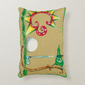 ゴルフ用枕 アクセントクッション (正面(垂直))