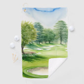 ゴルフ用緑タオル ゴルフタオル (インサイチュ)