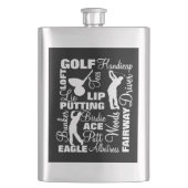 ゴルフ用語文字図 フラスク (正面)