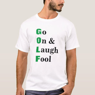 ゴルフ用 おバカで笑える 格言Tシャツ Tシャツ