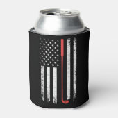 ゴルフ男性へギフト米国旗ゴルフクラブギフト 缶クーラー (缶正面)