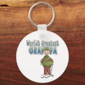 ゴルフ界の最大のおじいちゃん キーホルダー (正面)