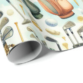 ゴルフ祝のパーティーでしよう ラッピングペーパー (ロールコーナー)