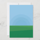 ゴルフ私たちの小さなキャディーがジェンダーに明らかにするもの 招待状 (裏面)