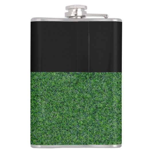 ゴルフ私の医者はより緑を処方したおもしろい フラスク (裏面)