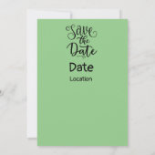 ゴルフ私の医者はより緑を処方したおもしろい 招待状 (裏面)