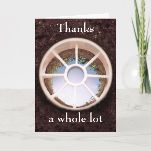 ゴルフ穴 サンキューカード (正面)