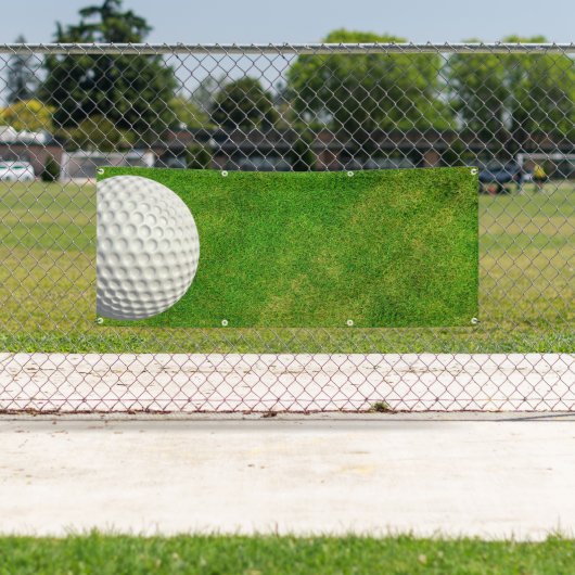 ゴルフ空白のなティーの時間 横断幕 (インサイチュ)