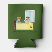 ゴルフ笑わされるユーモアクーラーボックスプレゼント 缶クーラー (正面)