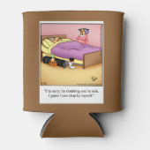 ゴルフ笑わされるユーモアクーラーボックス 缶クーラー (正面)