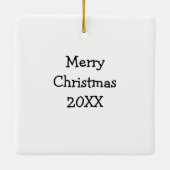 ゴルフ笑わされるユーモア セラミックオーナメント (裏面)