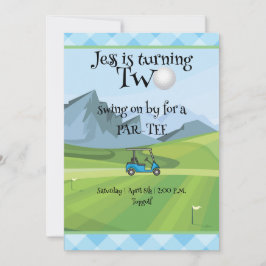 ゴルフ第2の誕生日 招待状