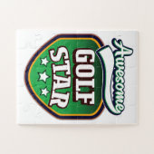 ゴルフ素晴らしスター ジグソーパズル (横)