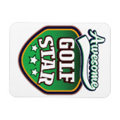 ゴルフ素晴らしスター マグネット (横)