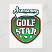 ゴルフ素晴らしスター 案内ポストカード (正面)
