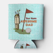 ゴルフ素晴らしパパカスタムクーラーボックス 缶クーラー (正面)