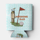 ゴルフ素晴らしパパカスタムクーラーボックス 缶クーラー (裏面)