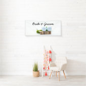 ゴルフ結婚の新郎新婦ゴルフボールティー愛 横断幕 (インサイチュ)