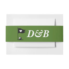 ゴルフ結婚カップル 招待状ベリーバンド